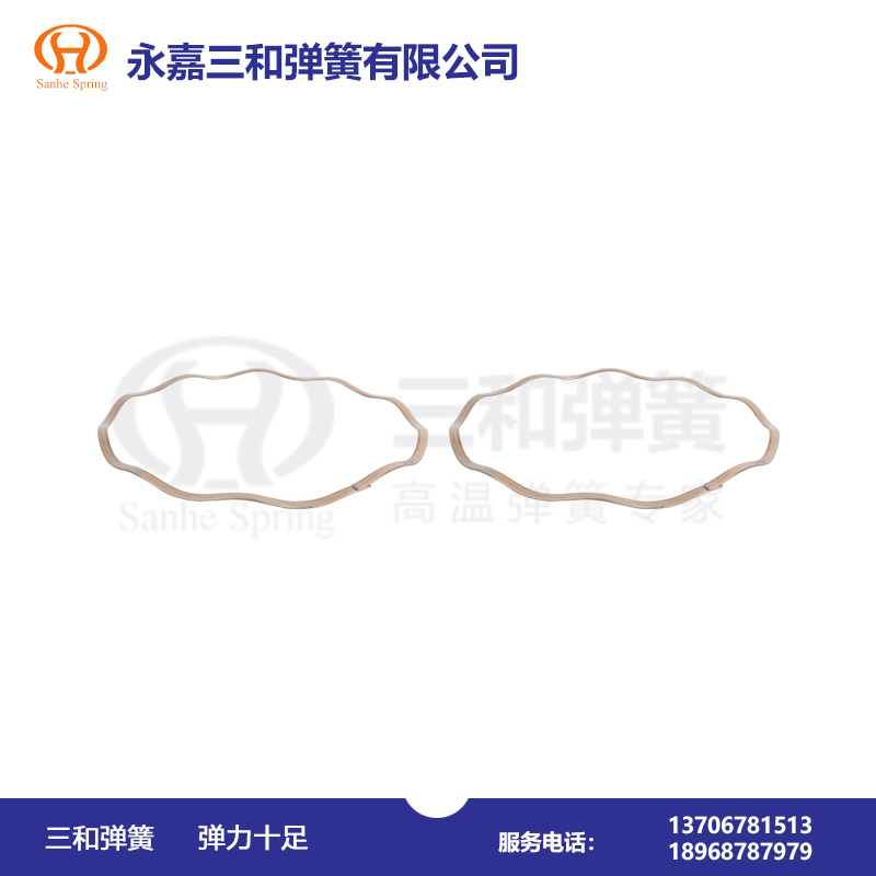 部分重(zhòng)疊單層波形(xing)彈簧