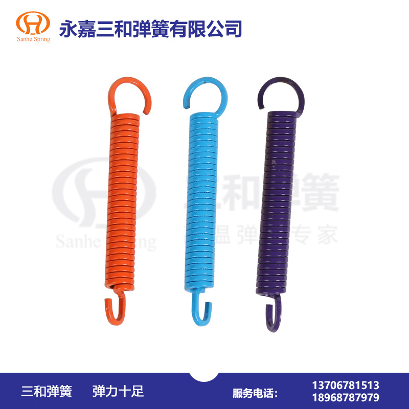 矩(jǔ)形鋼絲拉伸彈(dan)簧--彈簧廠